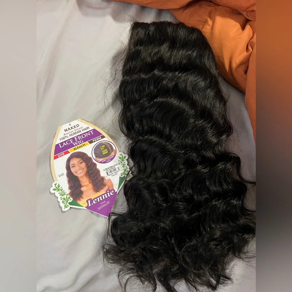 Brazilian Natural 100% Human Lace Front Wig - Picture 14 of 14
